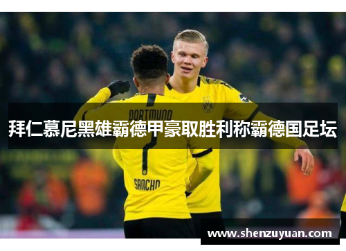 拜仁慕尼黑雄霸德甲豪取胜利称霸德国足坛